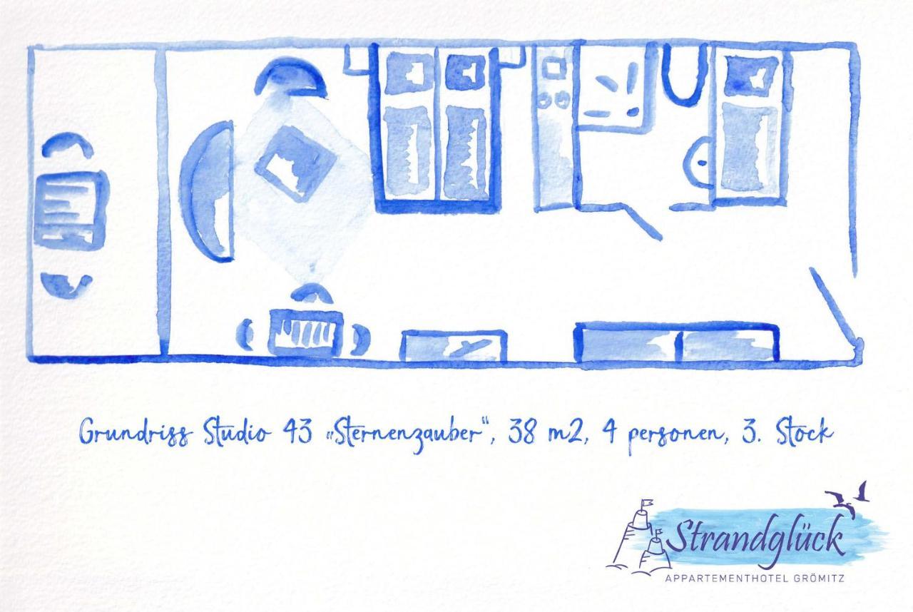 Апартаменты Studio 43 "Sternenzauber" Грёмиц Экстерьер фото